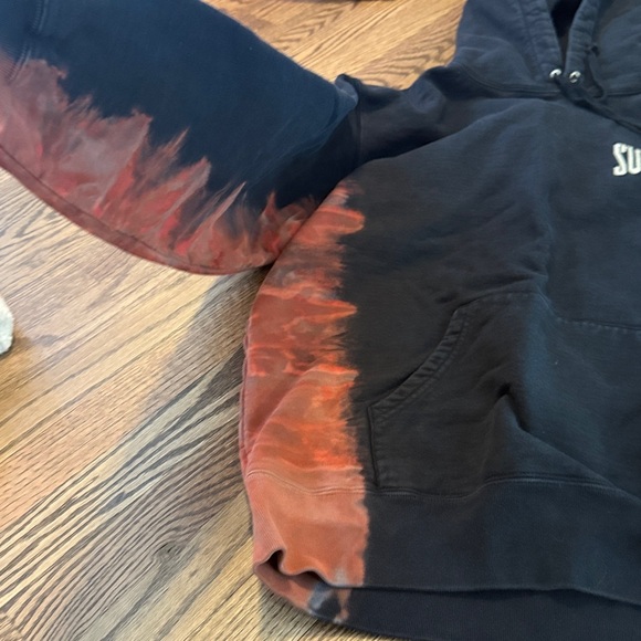 Supreme Kids Black and Orange Hoodie - Picture 2 of 6